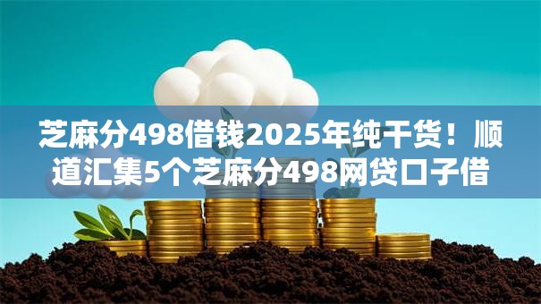 芝麻分498借钱2025年纯干货！顺道汇集5个芝麻分498网贷口子借款