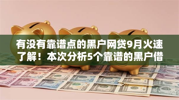 有没有靠谱点的黑户网贷9月火速了解！本次分析5个靠谱的黑户借款平台可以试试