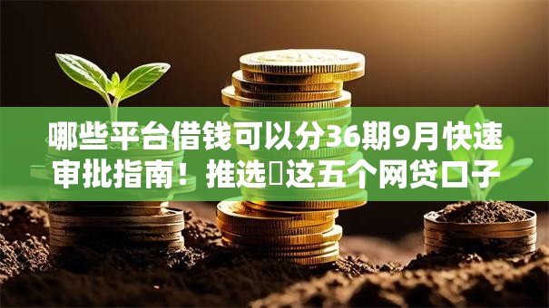 哪些平台借钱可以分36期9月快速审批指南！推选​这五个网贷口子贷款可分三十六期