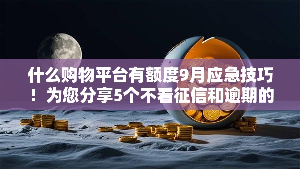 什么购物平台有额度9月应急技巧！为您分享5个不看征信和逾期的网贷