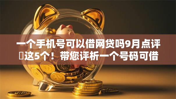 一个手机号可以借网贷吗9月点评​这5个！带您评析一个号码可借小额贷款软件