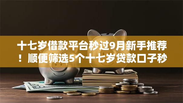 十七岁借款平台秒过9月新手推荐！顺便筛选5个十七岁贷款口子秒过