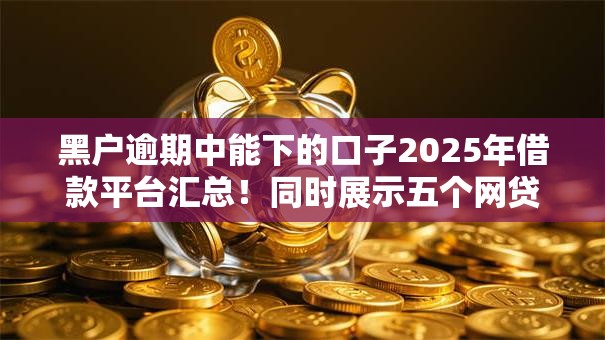 黑户逾期中能下的口子2025年借款平台汇总！同时展示五个网贷逾期中能下的平台