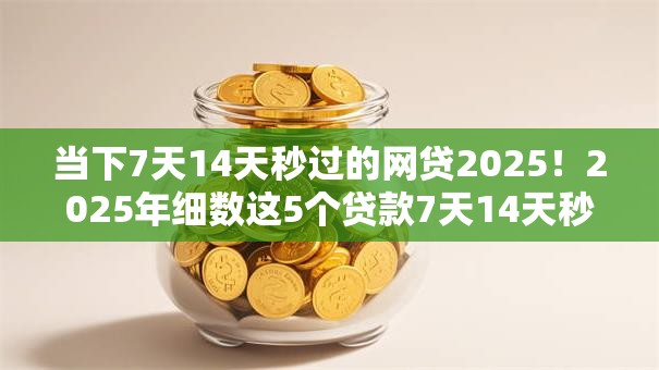 当下7天14天秒过的网贷2025！2025年细数这5个贷款7天14天秒过平台2025