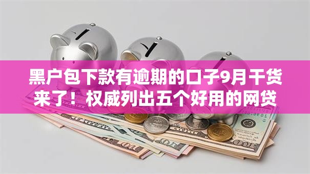 黑户包下款有逾期的口子9月干货来了！权威列出五个好用的网贷软件