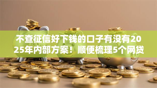 不查征信好下钱的口子有没有2025年内部方案！顺便梳理5个网贷平台借钱不用查征信容易批