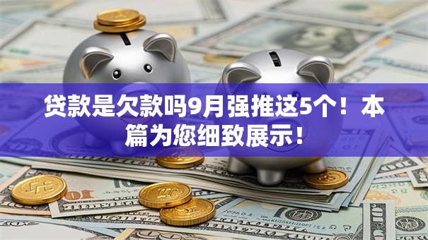 贷款是欠款吗9月强推这5个！本篇为您细致展示！
