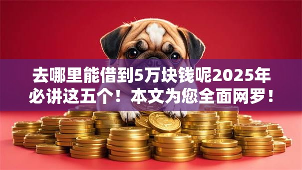 去哪里能借到5万块钱呢2025年必讲这五个！本文为您全面网罗！