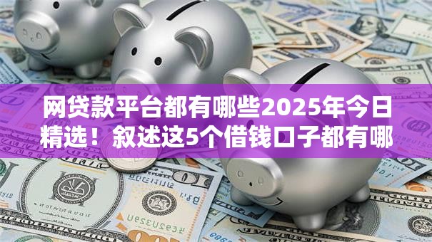 网贷款平台都有哪些2025年今日精选！叙述这5个借钱口子都有哪些软件