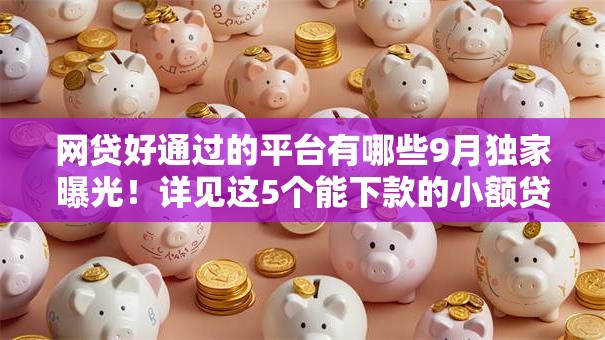 网贷好通过的平台有哪些9月独家曝光！详见这5个能下款的小额贷款平台