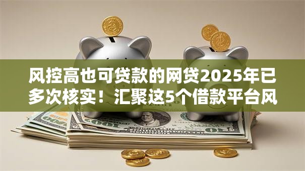 风控高也可贷款的网贷2025年已多次核实！汇聚这5个借款平台风控高也可借钱