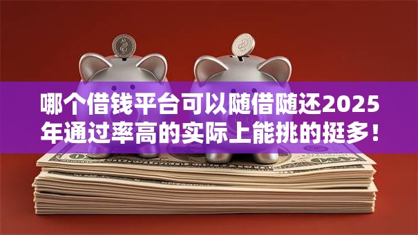 哪个借钱平台可以随借随还2025年通过率高的实际上能挑的挺多！今天深入归纳这5个黑户借款平台！