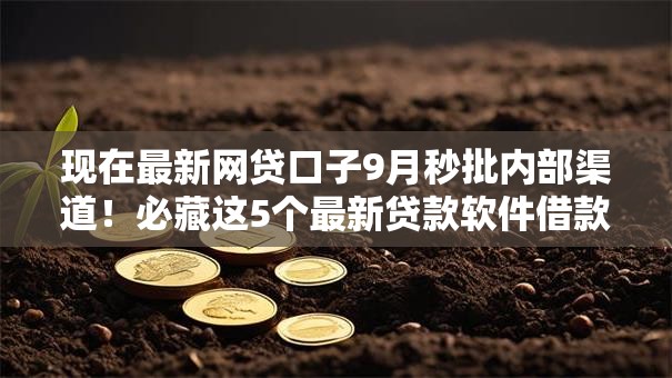 现在最新网贷口子9月秒批内部渠道!必藏这5个最新贷款软件借款渠道多 现在最新网贷口子9月秒批内部渠道!必藏这5个最新贷款软件借款渠道多