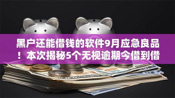 黑户还能借钱的软件9月应急良品!本次揭秘5个无视逾期今借到借款 黑户还能借钱的软件9月应急良品!本次揭秘5个无视逾期今借到借款