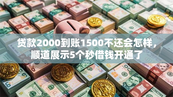 贷款2000到账1500不还会怎样,顺道展示5个秒借钱开通了 贷款2000到账1500不还会怎样,顺道展示5个秒借钱开通了
