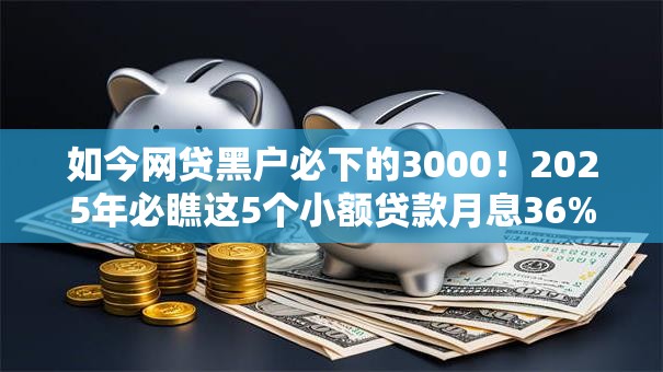 如今网贷黑户必下的3000!2025年必瞧这5个小额贷款月息36% 如今网贷黑户必下的3000!2025年必瞧这5个小额贷款月息36%