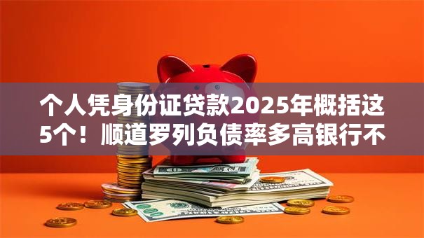 个人凭身份证贷款2025年概括这5个!顺道罗列负债率多高银行不贷款 个人凭身份证贷款2025年概括这5个!顺道罗列负债率多高银行不贷款
