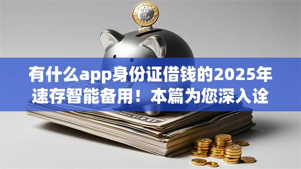 有什么app身份证借钱的2025年速存智能备用!本篇为您深入诠释! 有什么app身份证借钱的2025年速存智能备用!本篇为您深入诠释!