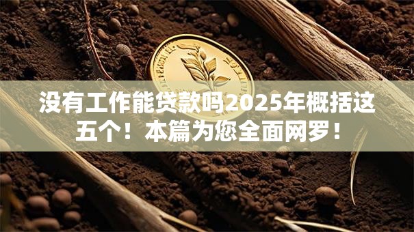 没有工作能贷款吗2025年概括这五个!本篇为您全面网罗! 没有工作能贷款吗2025年概括这五个!本篇为您全面网罗!