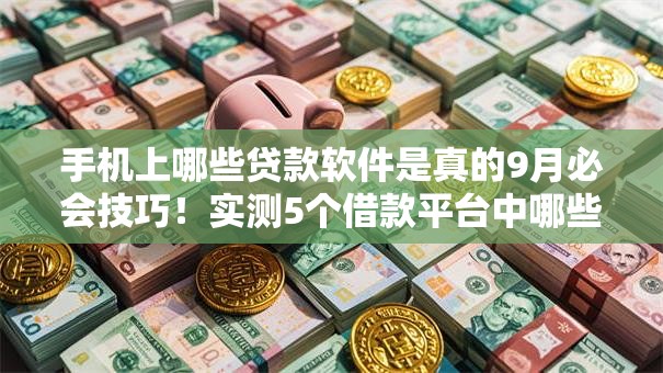 手机上哪些贷款软件是真的9月必会技巧!实测5个借款平台中哪些是真的网贷口子 手机上哪些贷款软件是真的9月必会技巧!实测5个借款平台中哪些是真的网贷口子