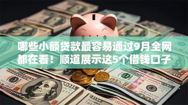 哪些小额贷款最容易通过9月全网都在看！顺道展示这5个借钱口子最容易通过网贷