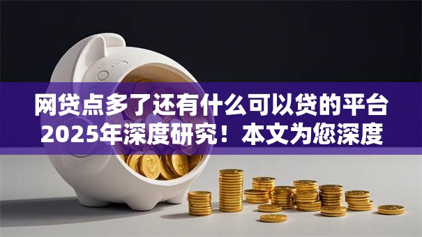 网贷点多了还有什么可以贷的平台2025年深度研究！本文为您深度揭露！