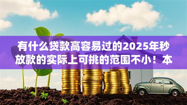 有什么贷款高容易过的2025年秒放款的实际上可挑的范围不小!本篇隆重珍藏这五个黑户贷款app! 有什么贷款高容易过的2025年秒放款的实际上可挑的范围不小!本篇隆重珍藏这五个黑户贷款app!