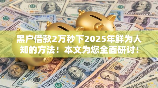 黑户借款2万秒下2025年鲜为人知的方法!本文为您全面研讨! 黑户借款2万秒下2025年鲜为人知的方法!本文为您全面研讨!