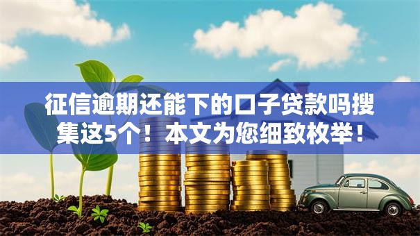 征信逾期还能下的口子贷款吗搜集这5个！本文为您细致枚举！