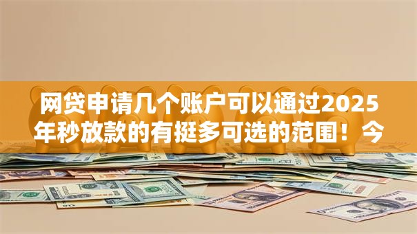 网贷申请几个账户可以通过2025年秒放款的有挺多可选的范围!今天为您细说这五个借款平台! 网贷申请几个账户可以通过2025年秒放款的有挺多可选的范围!今天为您细说这五个借款平台!