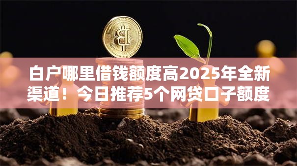 白户哪里借钱额度高2025年全新渠道！今日推荐5个网贷口子额度高可以借款