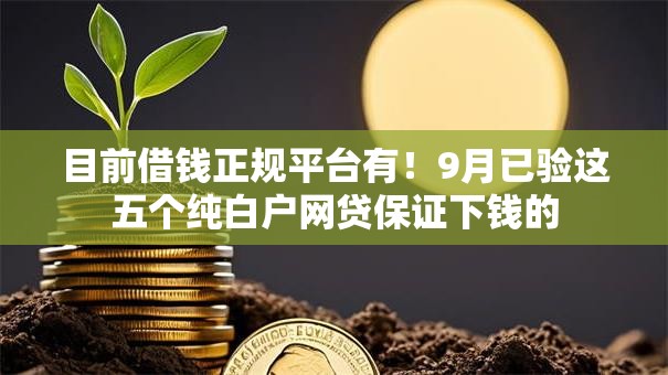 目前借钱正规平台有!9月已验这五个纯白户网贷保证下钱的 目前借钱正规平台有!9月已验这五个纯白户网贷保证下钱的
