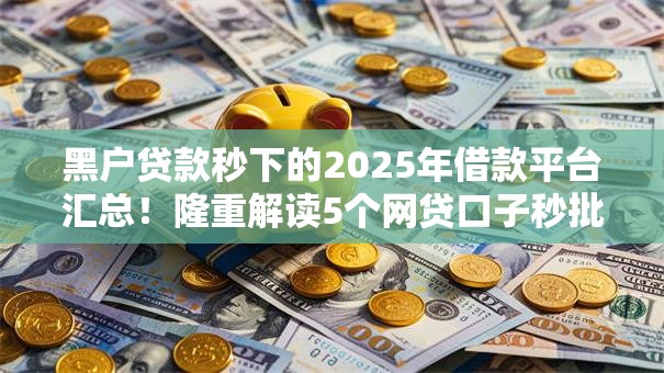 黑户贷款秒下的2025年借款平台汇总!隆重解读5个网贷口子秒批借款 黑户贷款秒下的2025年借款平台汇总!隆重解读5个网贷口子秒批借款