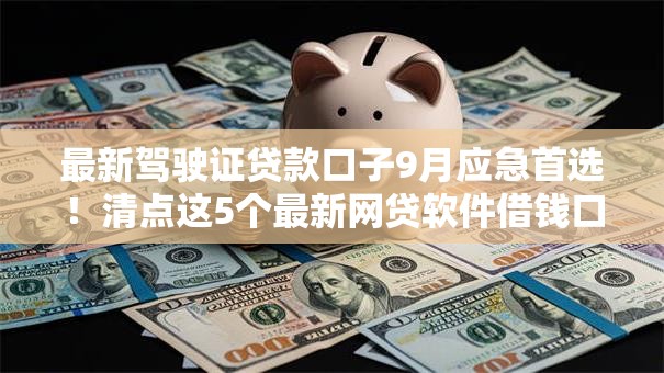 最新驾驶证贷款口子9月应急首选!清点这5个最新网贷软件借钱口子 最新驾驶证贷款口子9月应急首选!清点这5个最新网贷软件借钱口子