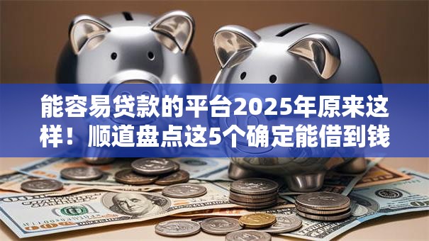 能容易贷款的平台2025年原来这样!顺道盘点这5个确定能借到钱的借钱平台 能容易贷款的平台2025年原来这样!顺道盘点这5个确定能借到钱的借钱平台