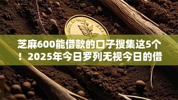 芝麻600能借款的口子搜集这5个!2025年今日罗列无视今日的借条借款 芝麻600能借款的口子搜集这5个!2025年今日罗列无视今日的借条借款