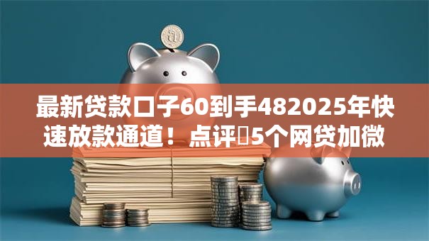 最新贷款口子60到手482025年快速放款通道！点评​5个网贷加微信审核的口子