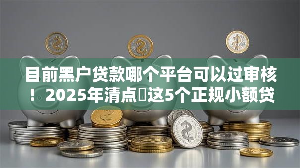 目前黑户贷款哪个平台可以过审核!2025年清点这5个正规小额贷款随借随还 目前黑户贷款哪个平台可以过审核!2025年清点这5个正规小额贷款随借随还