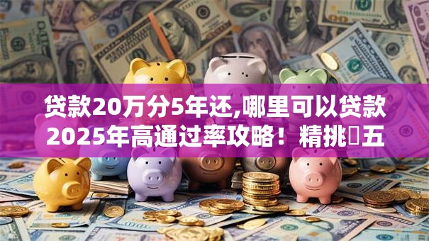 贷款20万分5年还,哪里可以贷款2025年高通过率攻略！精挑​五个借款20万分5年还平台可以借钱