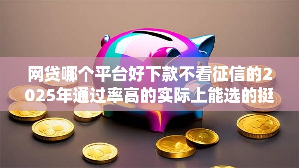 网贷哪个平台好下款不看征信的2025年通过率高的实际上能选的挺多！今天为您深入归结​这5个贷款app！