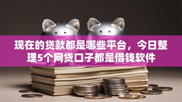 现在的贷款都是哪些平台，今日整理5个网贷口子都是借钱软件