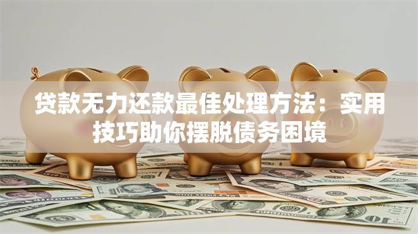 贷款无力还款最佳处理方法：实用技巧助你摆脱债务困境