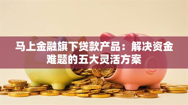 马上金融旗下贷款产品：解决资金难题的五大灵活方案