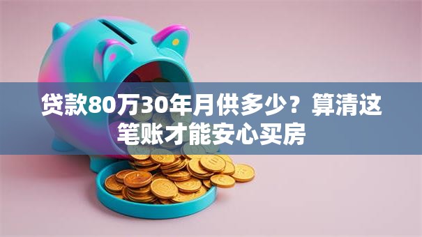 贷款80万30年月供多少?算清这笔账才能安心买房 贷款80万30年月供多少?算清这笔账才能安心买房