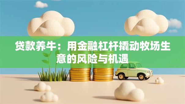 贷款养牛:用金融杠杆撬动牧场生意的风险与机遇 贷款养牛:用金融杠杆撬动牧场生意的风险与机遇