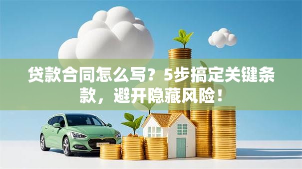 贷款合同怎么写?5步搞定关键条款,避开隐藏风险! 贷款合同怎么写?5步搞定关键条款,避开隐藏风险!