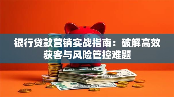 银行贷款营销实战指南：破解高效获客与风险管控难题