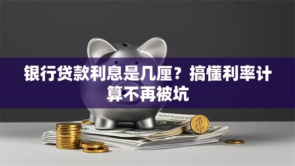 银行贷款利息是几厘？搞懂利率计算不再被坑