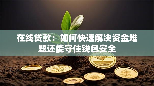 在线贷款:如何快速解决资金难题还能守住钱包安全 在线贷款:如何快速解决资金难题还能守住钱包安全