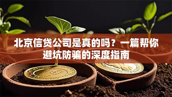 北京信贷公司是真的吗?一篇帮你避坑防骗的深度指南 北京信贷公司是真的吗?一篇帮你避坑防骗的深度指南